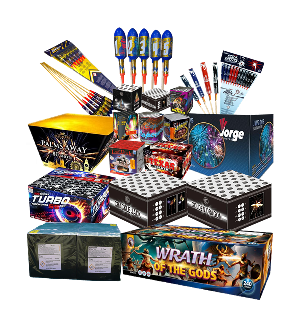 BFUK Large Display Pack - Barrage Pack by Assorted Brands at bestfireworks.uk
