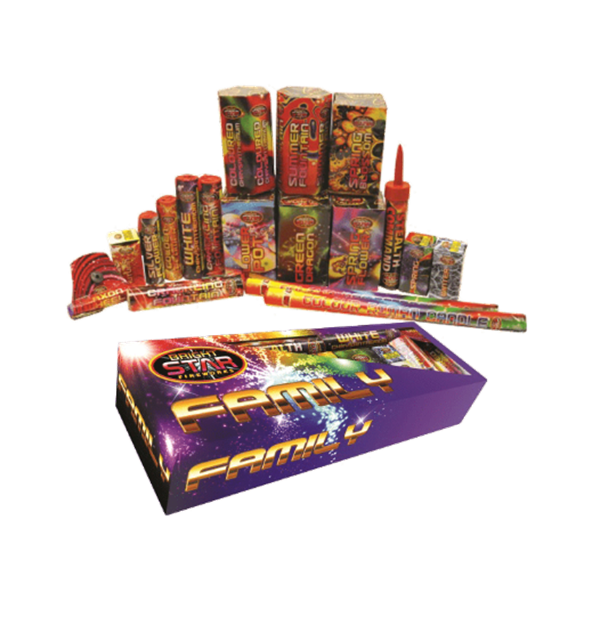 Family Selection Box - Selection Box by Bright Star Fireworks at bestfireworks.uk