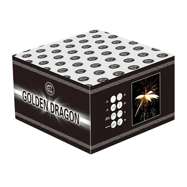 Golden Dragon - Barrage by Celtic Fireworks at bestfireworks.uk
