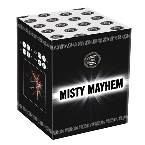 Misty Mayhem - Barrage by Celtic Fireworks at bestfireworks.uk