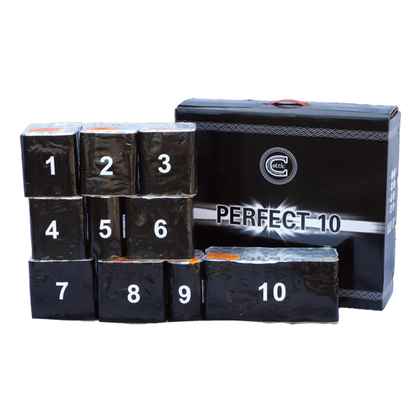 Perfect 10 Pack - Barrage by Celtic Fireworks at bestfireworks.uk