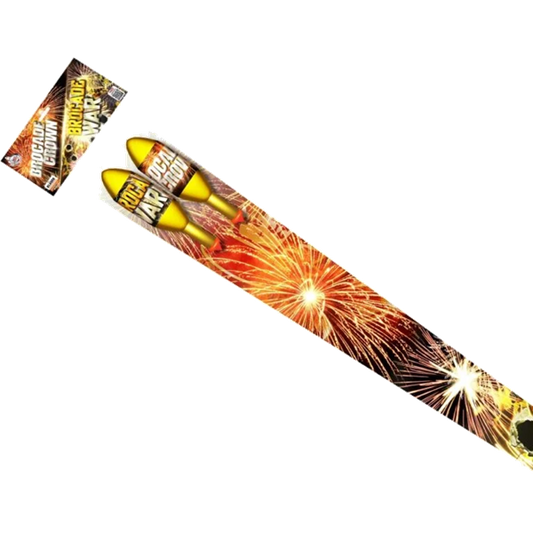 Brocade War Rockets - Rocket by Klasek Pyrotechnics at bestfireworks.uk