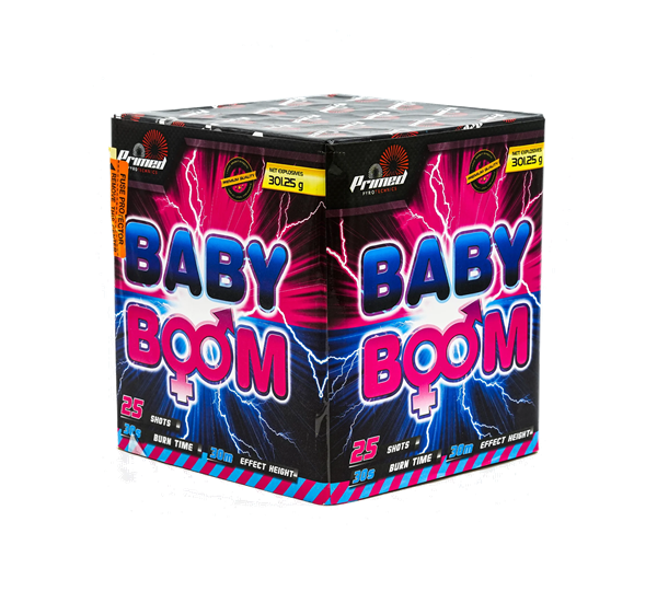 Baby Boom Boy - Barrage by Primed Pyrotechnics at bestfireworks.uk