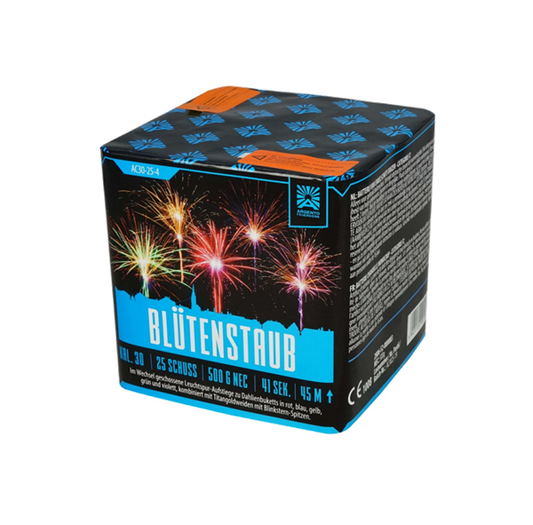 Argento Blutenstaub - Barrage by Funke Fireworks at bestfireworks.uk
