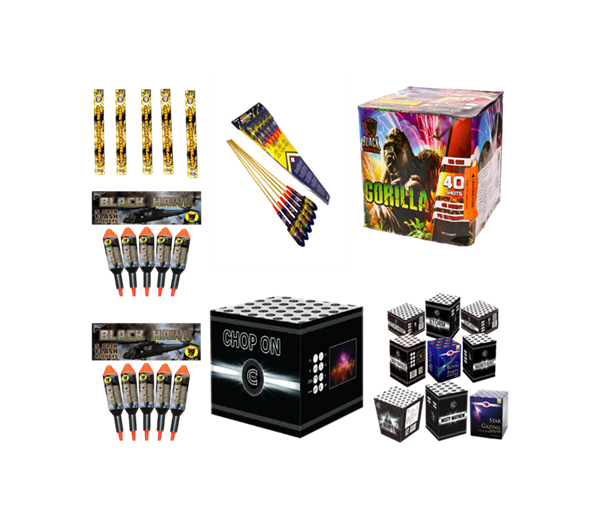 Bonfire Night Display Package - Barrage Pack by Best Fireworks UK at bestfireworks.uk