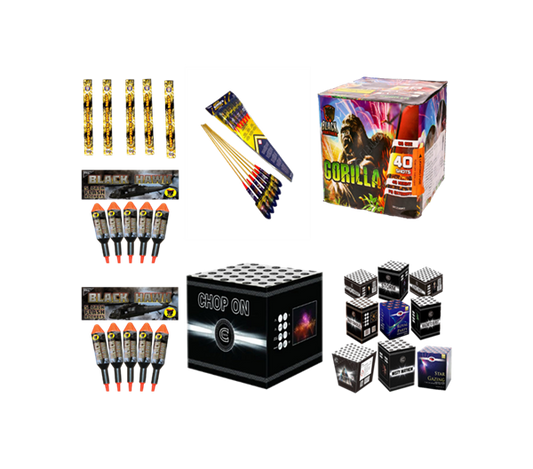 Bonfire Night Display Package - Barrage Pack by Best Fireworks UK at bestfireworks.uk