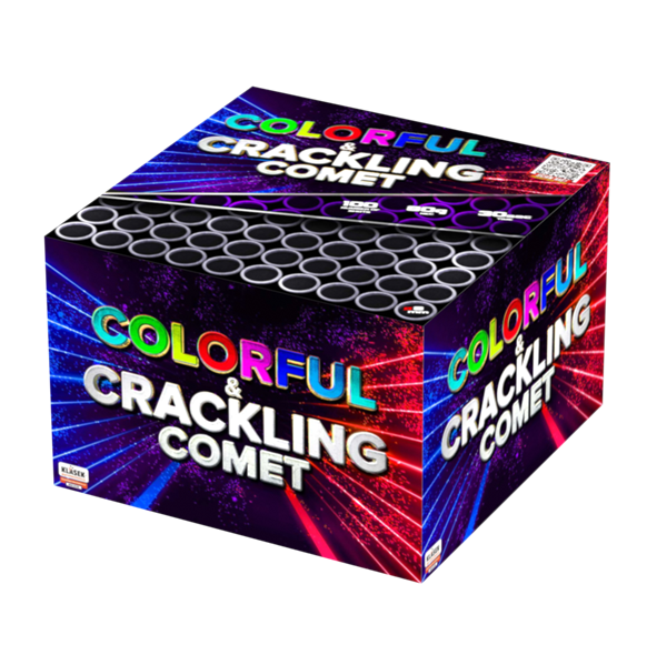 Colourful Crackling Comets - Barrage by Klasek Pyrotechnics at bestfireworks.uk