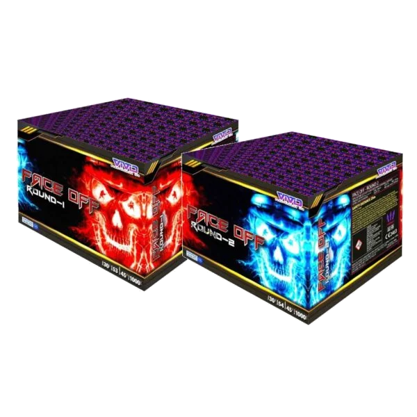 Face Off Twin Pack - Barrage by Vivid Pyrotechnics at bestfireworks.uk