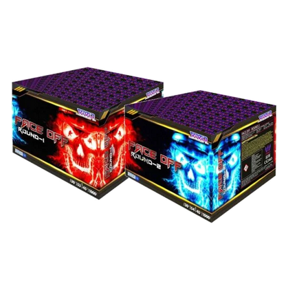Face Off Twin Pack - Barrage by Vivid Pyrotechnics at bestfireworks.uk