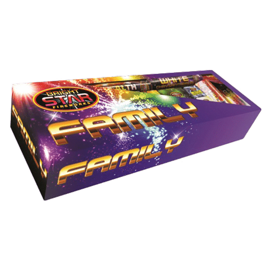 Family Selection Box - Selection Box by Bright Star Fireworks at bestfireworks.uk