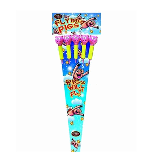 Flying Pig - Rocket by Bright Star Fireworks at bestfireworks.uk