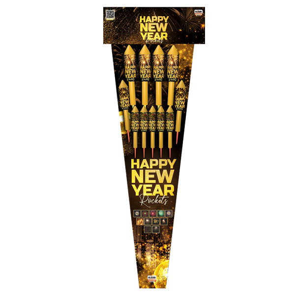 Happy New Year - Rocket by Klasek Pyrotechnics at bestfireworks.uk