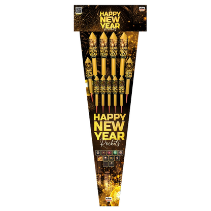 Happy New Year - Rocket by Klasek Pyrotechnics at bestfireworks.uk