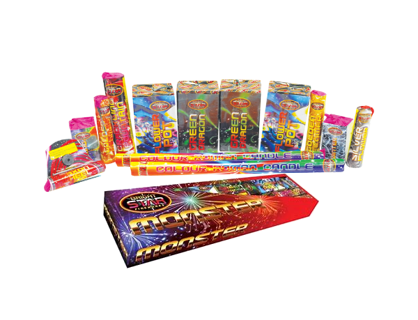 Monster Selection Box - Selection Box by Bright Star Fireworks at bestfireworks.uk