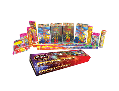 Monster Selection Box - Selection Box by Bright Star Fireworks at bestfireworks.uk