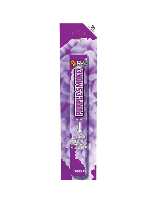 Purple Handheld Smoke Grenade - Smoke Grenade by Cube Fireworks at bestfireworks.uk