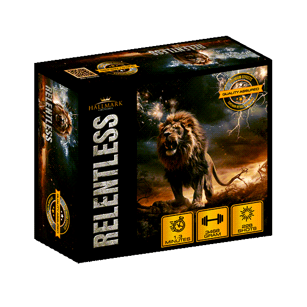 Relentless - Compound by Hallmark Fireworks at bestfireworks.uk