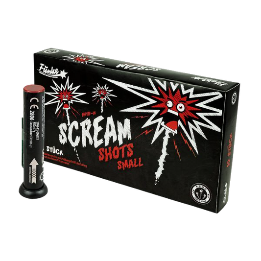 Scream Shots - Roman Candles by Funke Fireworks at bestfireworks.uk
