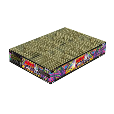 A rectangular foam training mat with a honeycomb texture, shown at an angle on a plain white background. The mat has colorful printed graphics on its sides with text including 'MAX STUNNERS' and '2300 PSI'.