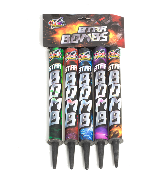 Star Bombs - Roman Candles by Cosmic Fireworks at bestfireworks.uk