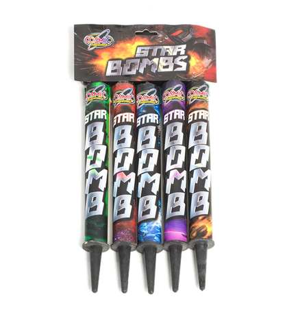 Star Bombs - Roman Candles by Cosmic Fireworks at bestfireworks.uk