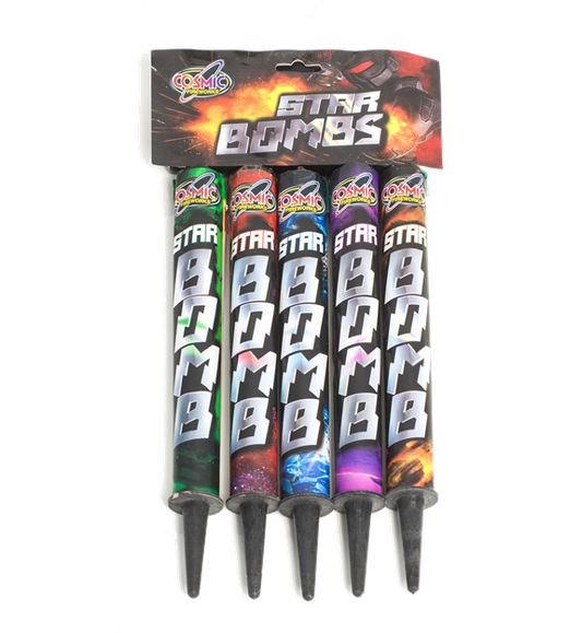 Star Bombs - Roman Candles by Cosmic Fireworks at bestfireworks.uk