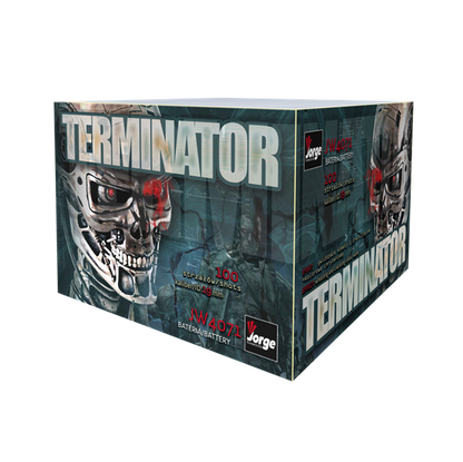 Terminator - Barrage by Jorge Fireworks at bestfireworks.uk