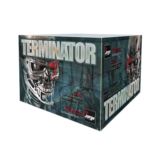 Terminator - Barrage by Jorge Fireworks at bestfireworks.uk