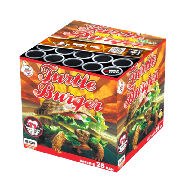Turtle Burger - Barrage by Klasek Pyrotechnics at bestfireworks.uk