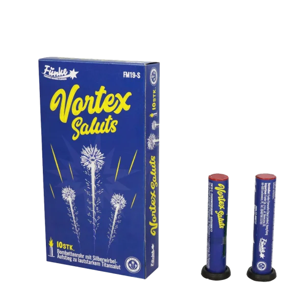 Vortex Salutes - Roman Candles by Funke Fireworks at bestfireworks.uk