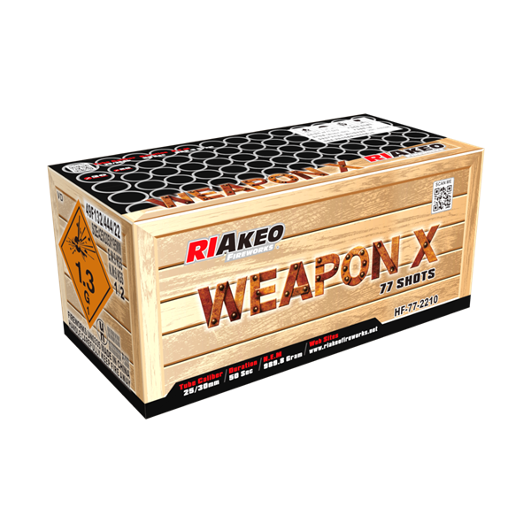Weapon X - Barrage by Riakeo Fireworks at bestfireworks.uk