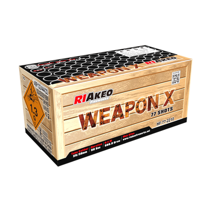 Weapon X - Barrage by Riakeo Fireworks at bestfireworks.uk