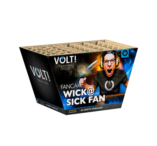 Wick Sick Fan - Barrage by Bright Star Fireworks at bestfireworks.uk