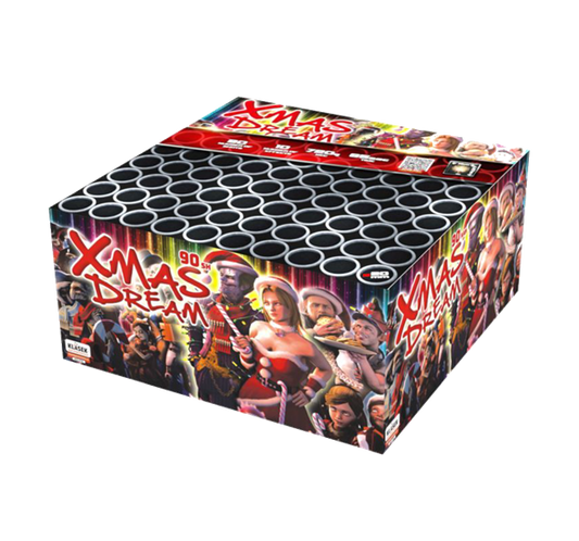 Xmas Dream - Barrage by Best Fireworks UK at bestfireworks.uk
