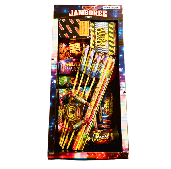 Jamboree - Selection Box by Jonathans Fireworks at bestfireworks.uk