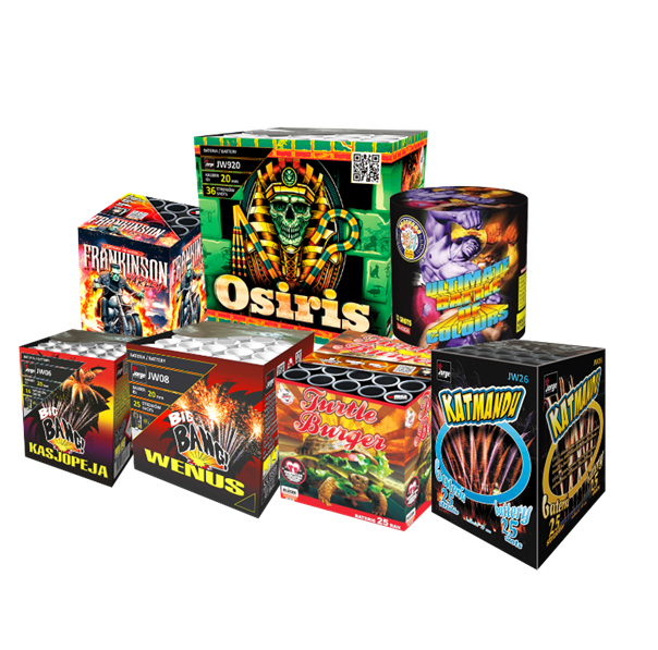 Magnificent 7 - Barrage Pack by Best Fireworks UK at bestfireworks.uk