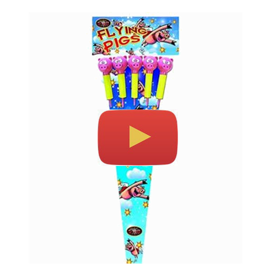 Video of A pack of 5 fantastic novelty rockets that kids and adults alike will love.

Each producing its own unique and powerful effect, large bursts, loud and colourful.