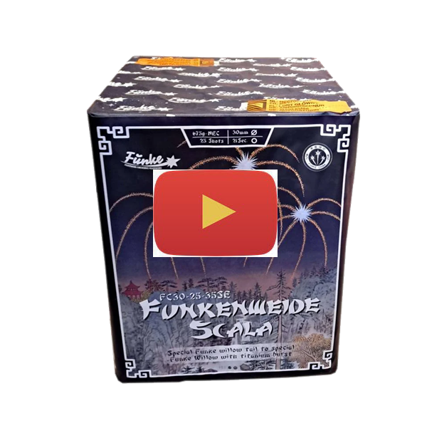 Video of One of the best fireworks released last year is back for 2025, huge golden willow bursts that hang in the air and gently float down glittering all the way.