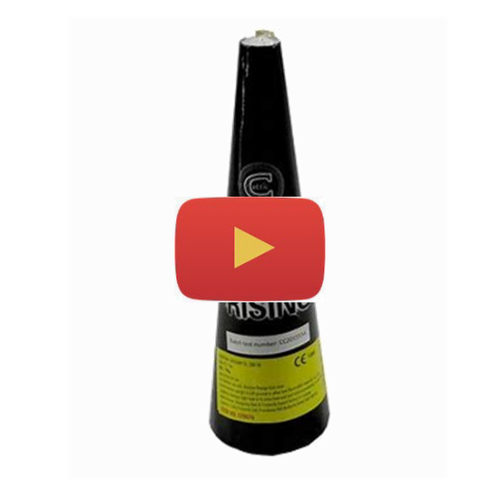 Video of A huge fountain from Celtic Fireworks rising to a crazy 6 metres in height, large silver spray which is also low noise so a perfect garden firework.