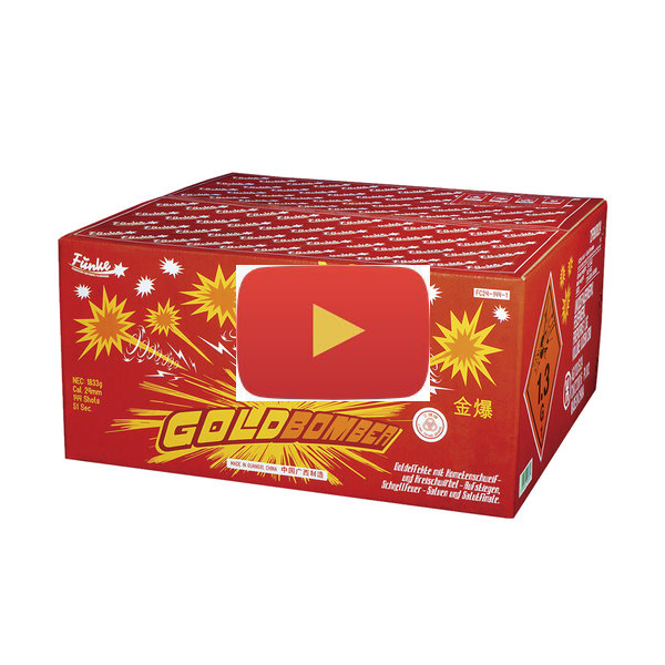 A brand new beast of a finale firework from Funke showcasing a fast paced display of pure gold with added screeching shots, deep golds, gold brocades and gold strobing effects.