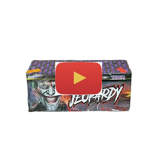 A powerful 64 shot single ignition display in a box first producing large straight fired golden willow bursts with multicoloured tips and continuing with red, green and blue strobing bursts as the fireworks progresses so does the tempo with a fast fanned volley of gold brocades and a final multi shot volley of huge bursts.