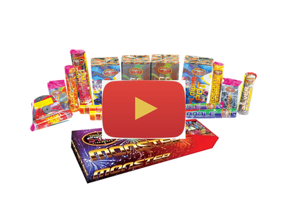 Our smallest selection box of small garden fireworks containing 13 fountains, roman candles and a catherine wheel, suitable for a small family garden display.