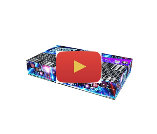 A monster single ignition display in a box producing 600 aerial shots of varied firing patterns straight and fanned with a mind boggling range of no less than 60 different stunning and powerful effects and lasting around 3.5 minutes.