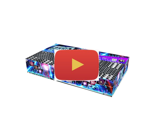 A monster single ignition display in a box producing 600 aerial shots of varied firing patterns straight and fanned with a mind boggling range of no less than 60 different stunning and powerful effects and lasting around 3.5 minutes.