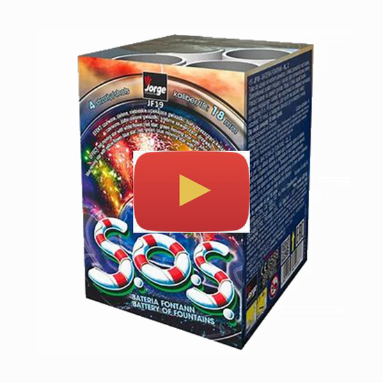 Video of a lovely fountain by Jorge Fireworks showcasing some really unusual and pretty effects for your garden display.