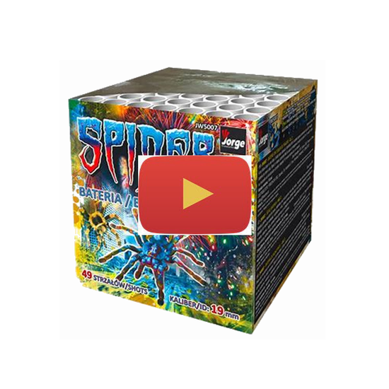 Video of A stunning 49 shot barrage from Jorge Fireworks, showcasing golden hanging willows with red, green, blue, violet, white strobes and an impactful crackling finale.