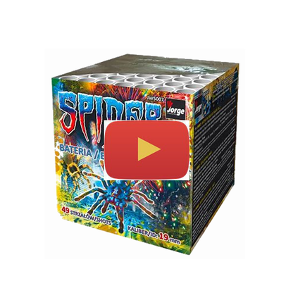 Video of A stunning 49 shot barrage from Jorge Fireworks, showcasing golden hanging willows with red, green, blue, violet, white strobes and an impactful crackling finale.