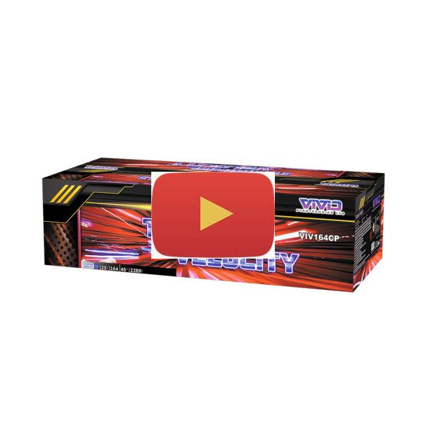 Video of A huge and frantic paced display in a box firework producing 164 shots and with an awe inspiring finale, stunning colours and effects with loud powerful bursts.