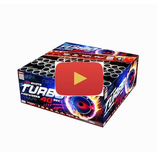 Video of A 100 shot single ignition 1 fuse display, firing both straight and fanned at a fast pace, this firework provides a complete DIY display, perfect for a finale of a display or part of a larger display, as usual from Klasek this piece contains a vast array of effects and colours.