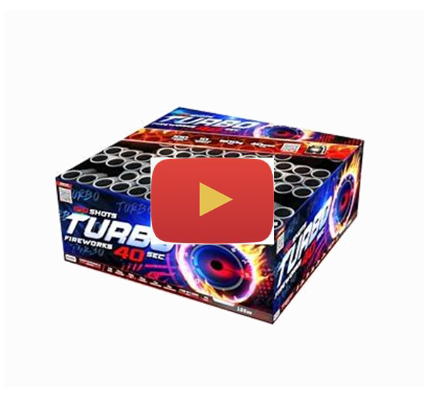 Video of A 100 shot single ignition 1 fuse display, firing both straight and fanned at a fast pace, this firework provides a complete DIY display, perfect for a finale of a display or part of a larger display, as usual from Klasek this piece contains a vast array of effects and colours.